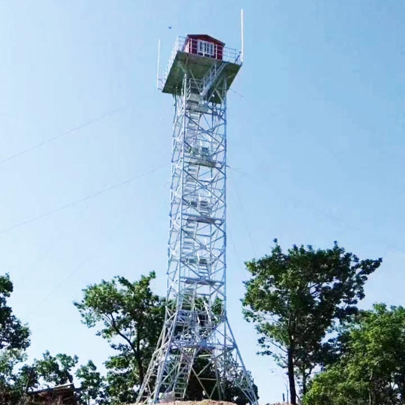 Teräsrakenne Outdoor Scenic Area Monitoring Tower